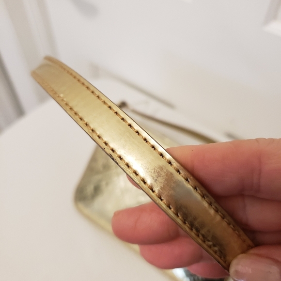 Kate Spade Light GOLDTONE Metallic Crossbody Bag - Picture 5 of 10